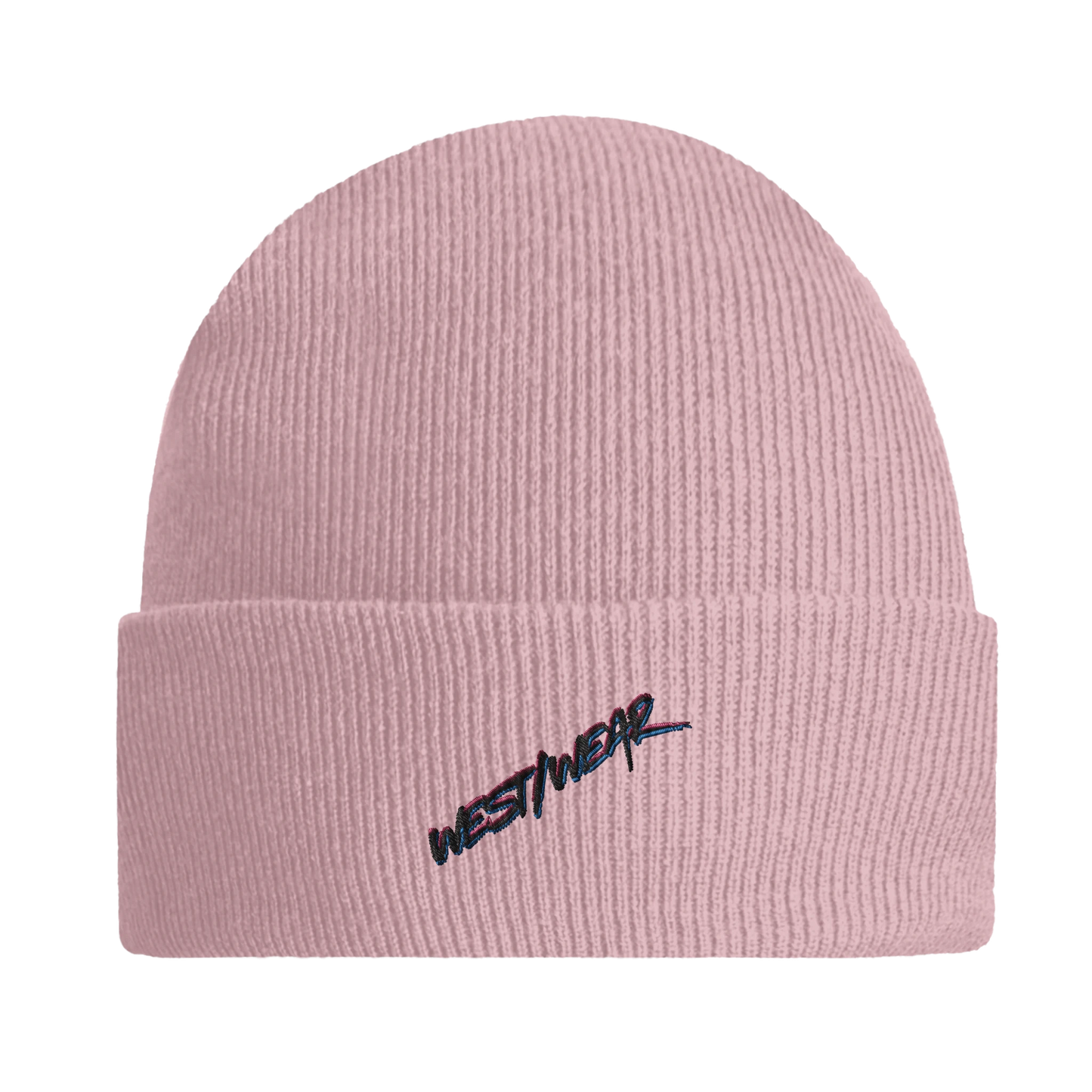WEST/WEAR Girls Beanie — Acryl-Strick mit gerolltem Saum